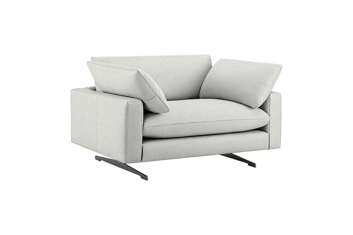Oliver Cuddle Chair in Felix Milky
