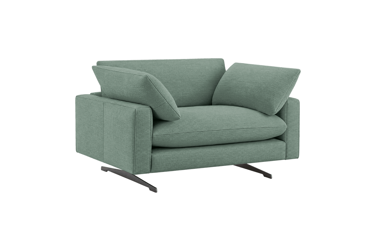 Oliver Cuddle Chair in Roni Nane