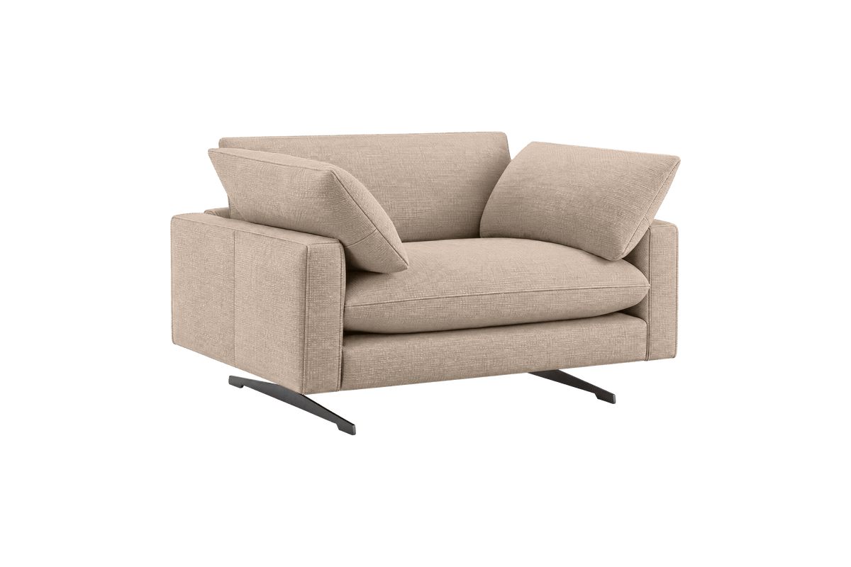 Oliver Cuddle Chair in Roni Pine Nut