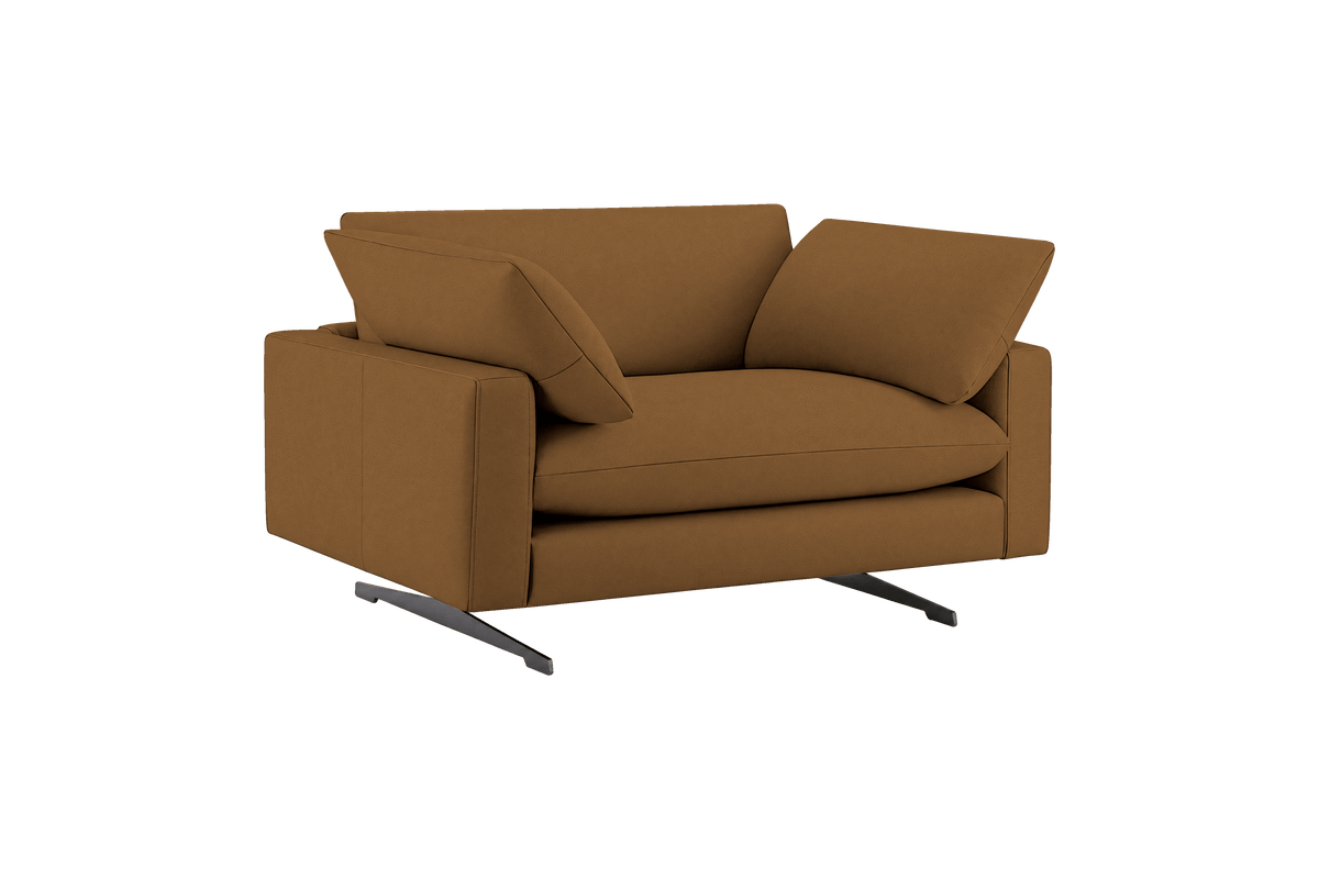 Oliver Cuddle Chair in Felix Pisco