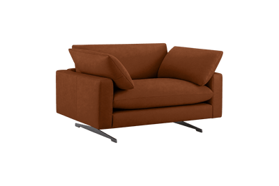 Oliver Cuddle Chair in Marfa Pluto