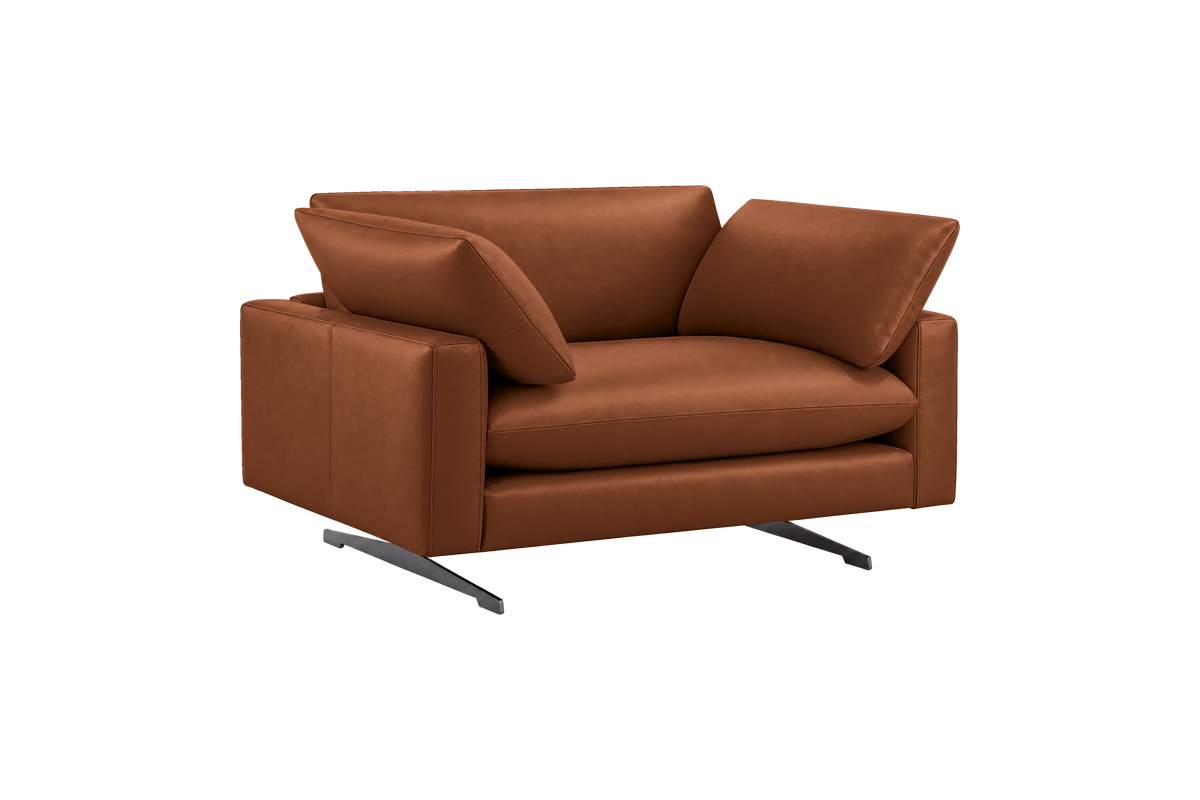 Oliver Cuddle Chair in Momo Porto