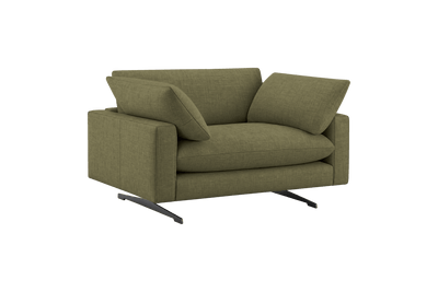 Oliver Cuddle Chair in Mosquito Sycamore