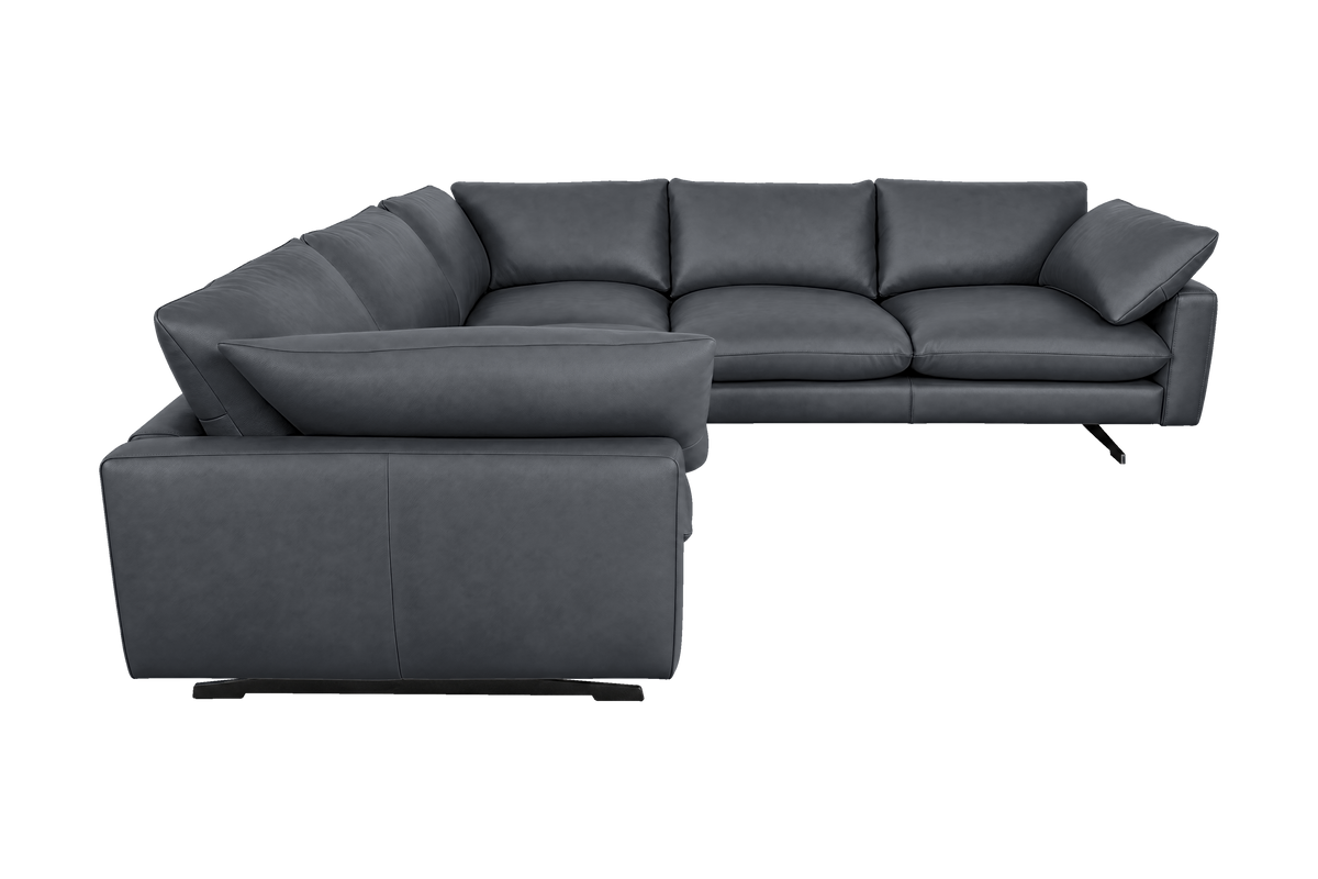 Oliver Sectional in Dante Shark
