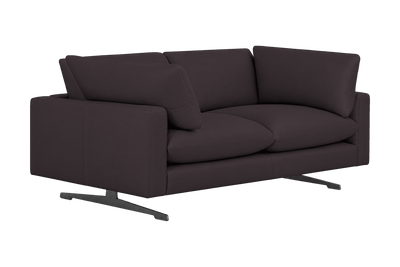 Oliver Small Sofa in Dante Charcoal