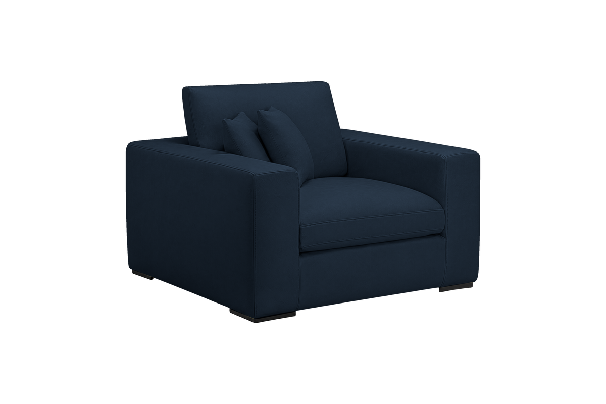 Rhodes Armchair in Dante Aqua