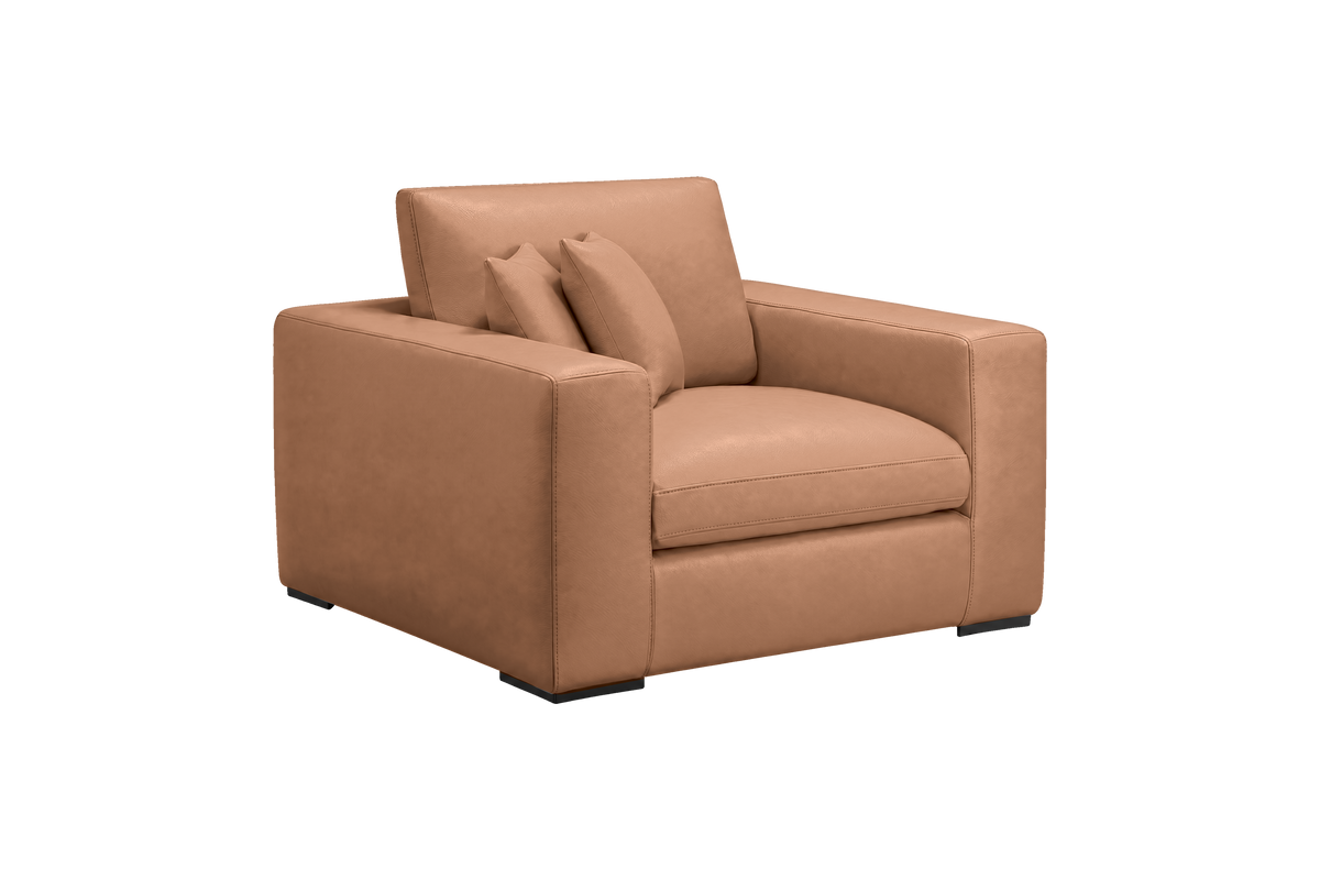 Rhodes Armchair in Momo Camel