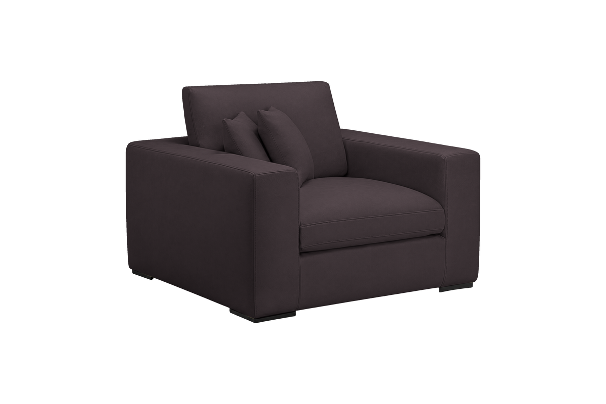 Rhodes Armchair in Dante Charcoal