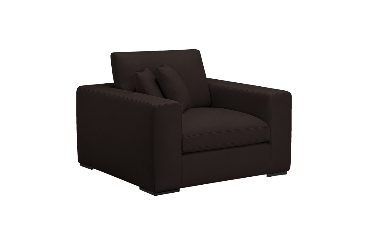 Rhodes Armchair in Dante Ebony
