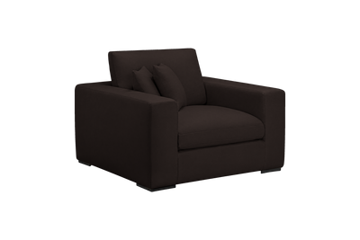 Rhodes Armchair in Dante Ebony
