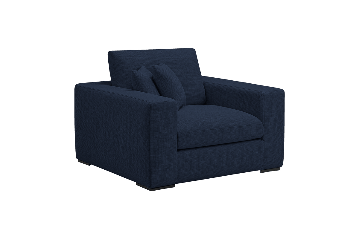Rhodes Armchair in Roni Ember Blue