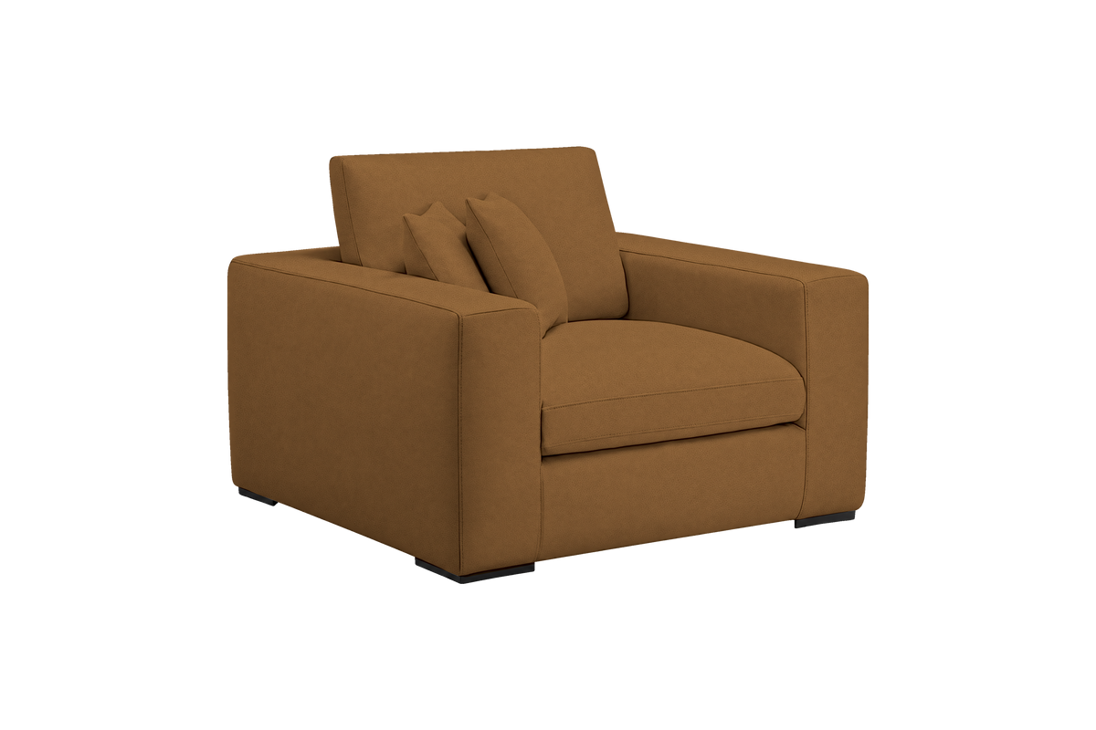 Rhodes Armchair in Felix Pisco