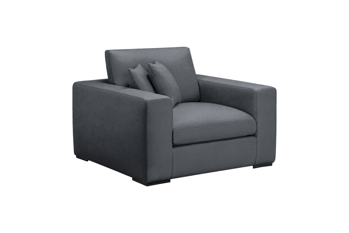 Rhodes Armchair in Dante Shark
