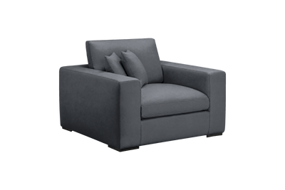 Rhodes Armchair in Dante Shark