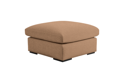 Rhodes Footstool in Roni Biscotti