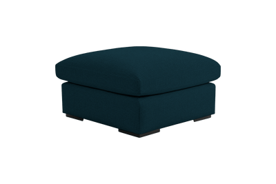 Rhodes Footstool in Roni Deep Lake