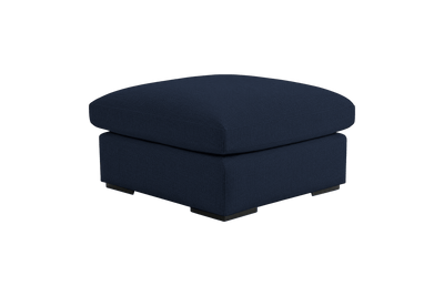 Rhodes Footstool in Roni Ember Blue