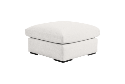 Rhodes Footstool in Mosquito Foam