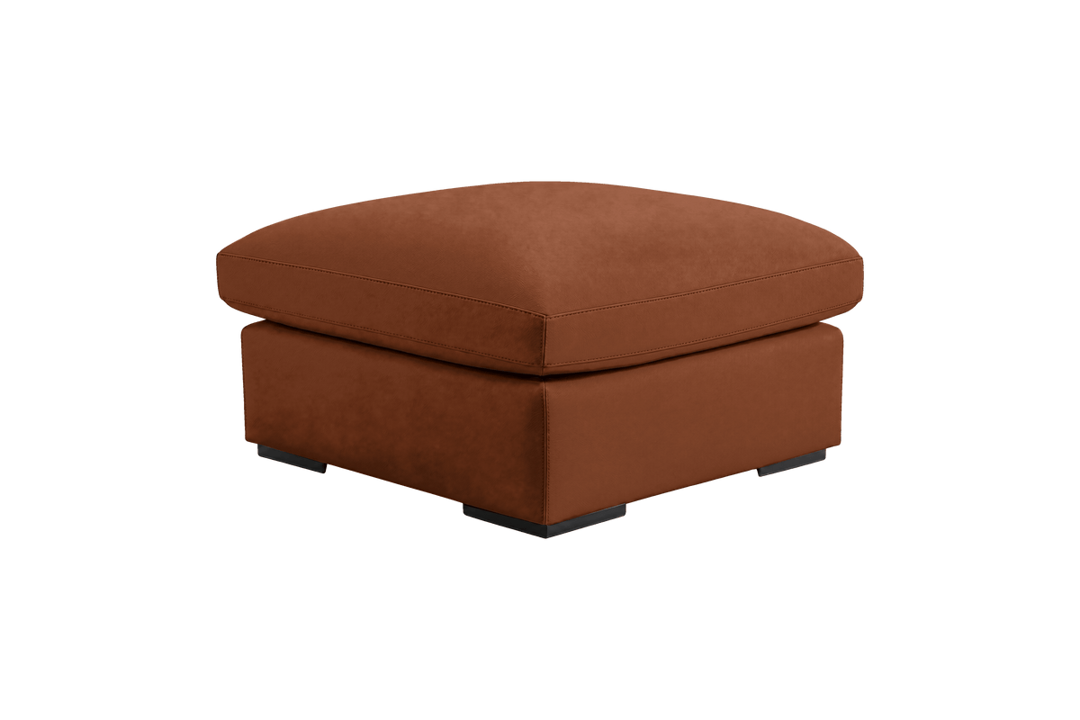 Rhodes Footstool in Dante Hazel