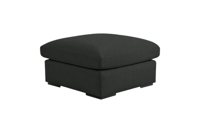 Rhodes Footstool in Mosquito Lola