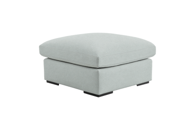 Rhodes Footstool in Fresco Meteor