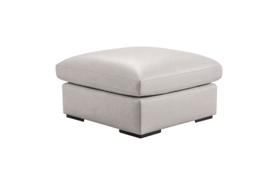 Rhodes Footstool in Momo Milky