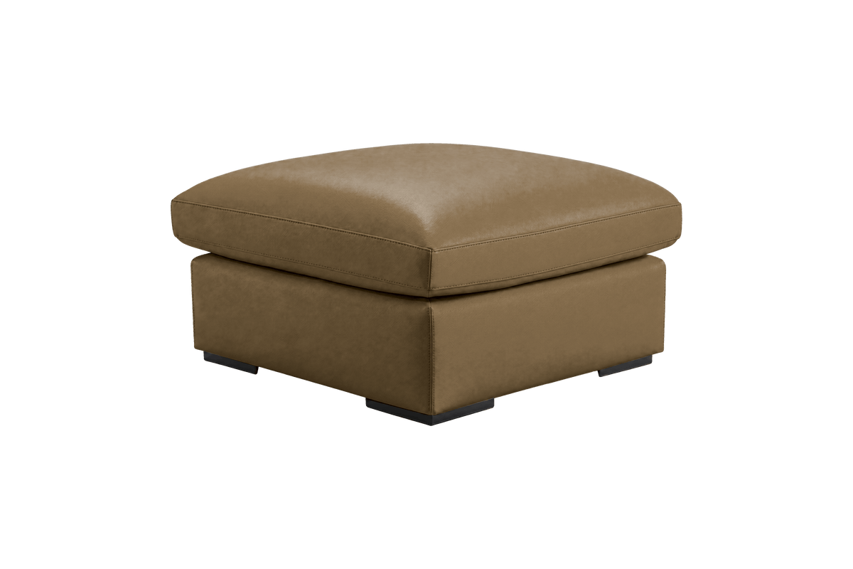 Rhodes Footstool in Momo Olivia