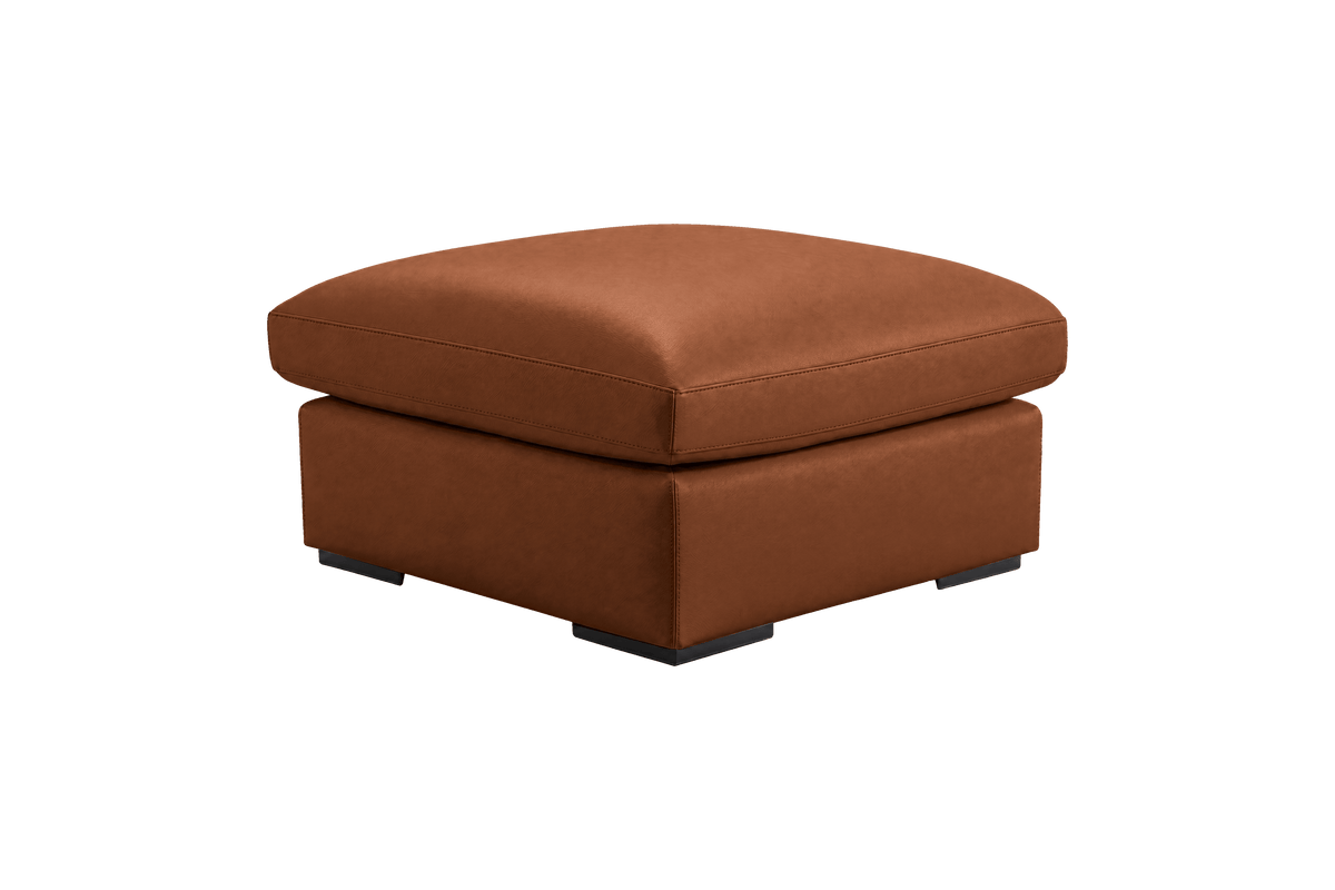 Rhodes Footstool in Momo Porto