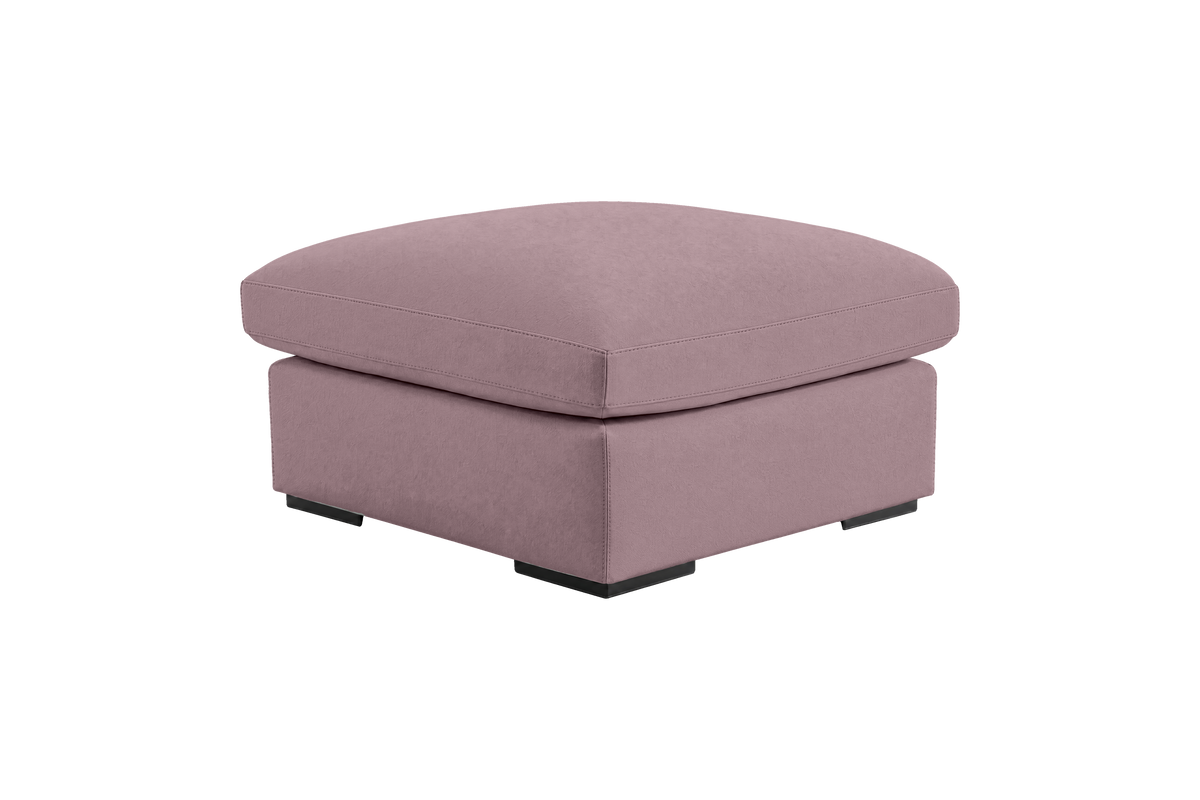Rhodes Footstool in Fresco Saint-Tropez