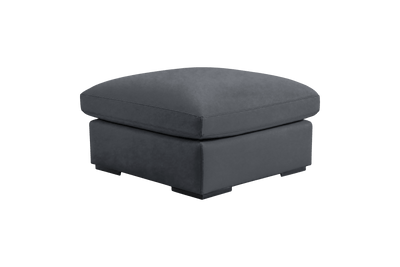 Rhodes Footstool in Dante Shark