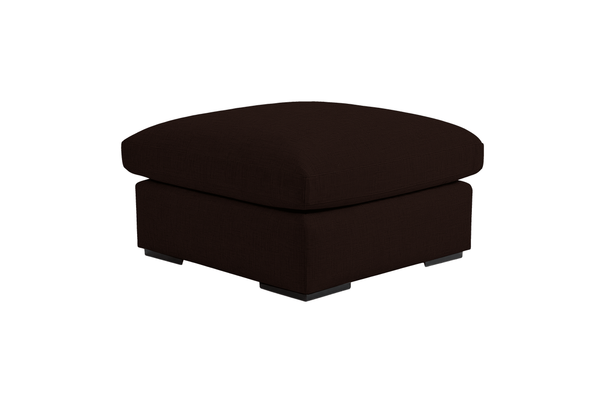 Rhodes Footstool in Mosquito Terra