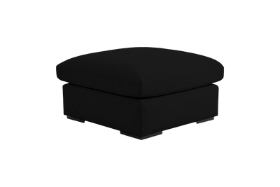 Rhodes Footstool in Mosquito Yves