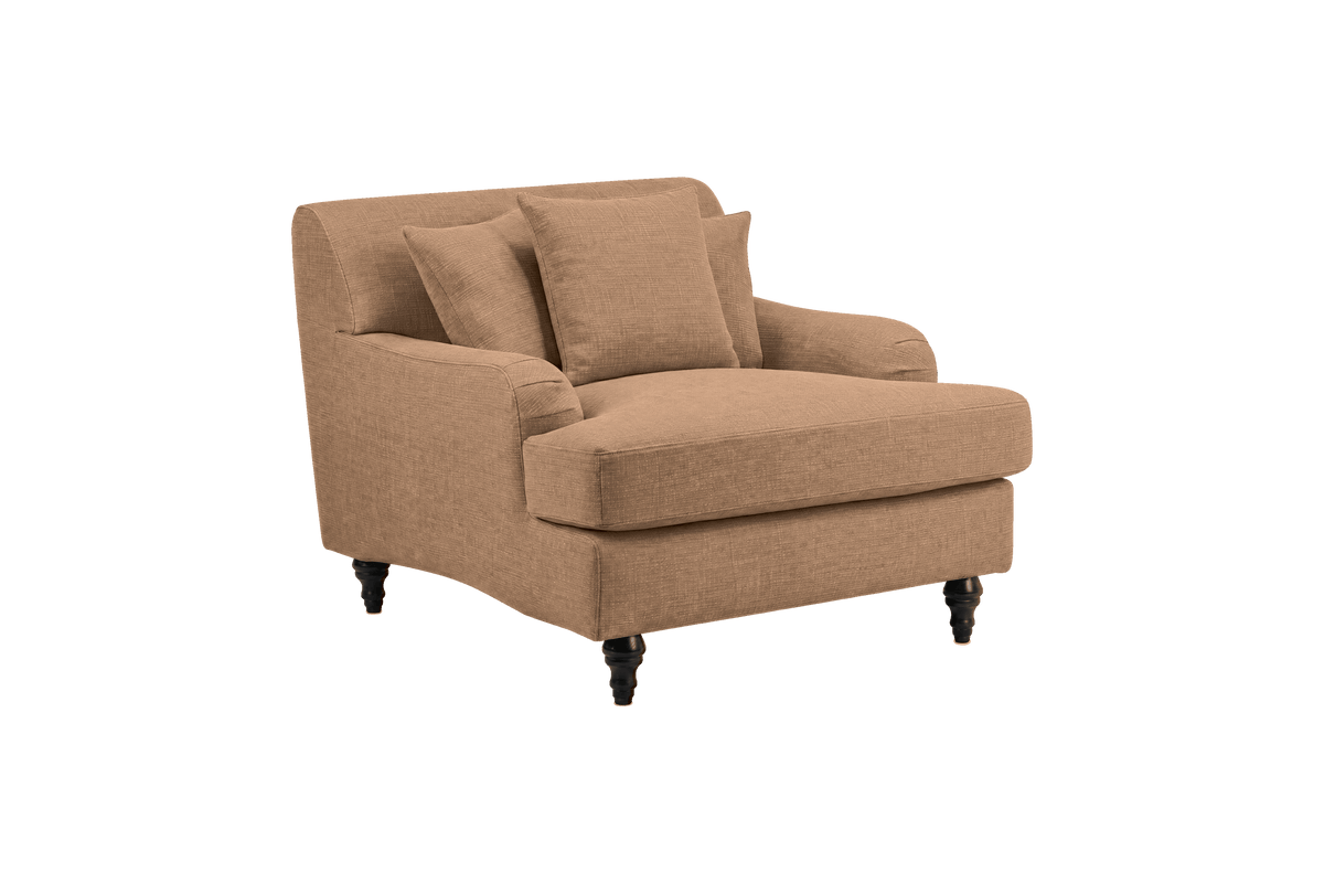 Senia Armchair in Roni Biscotti