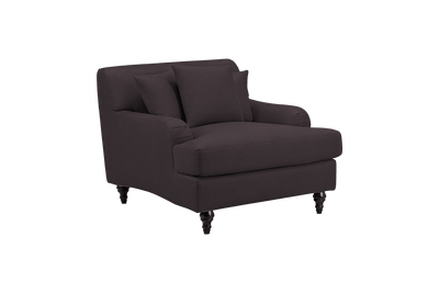 Senia Armchair in Dante Charcoal