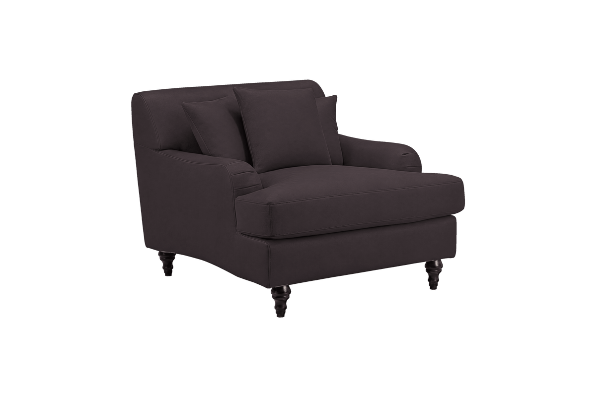 Senia Armchair in Dante Charcoal