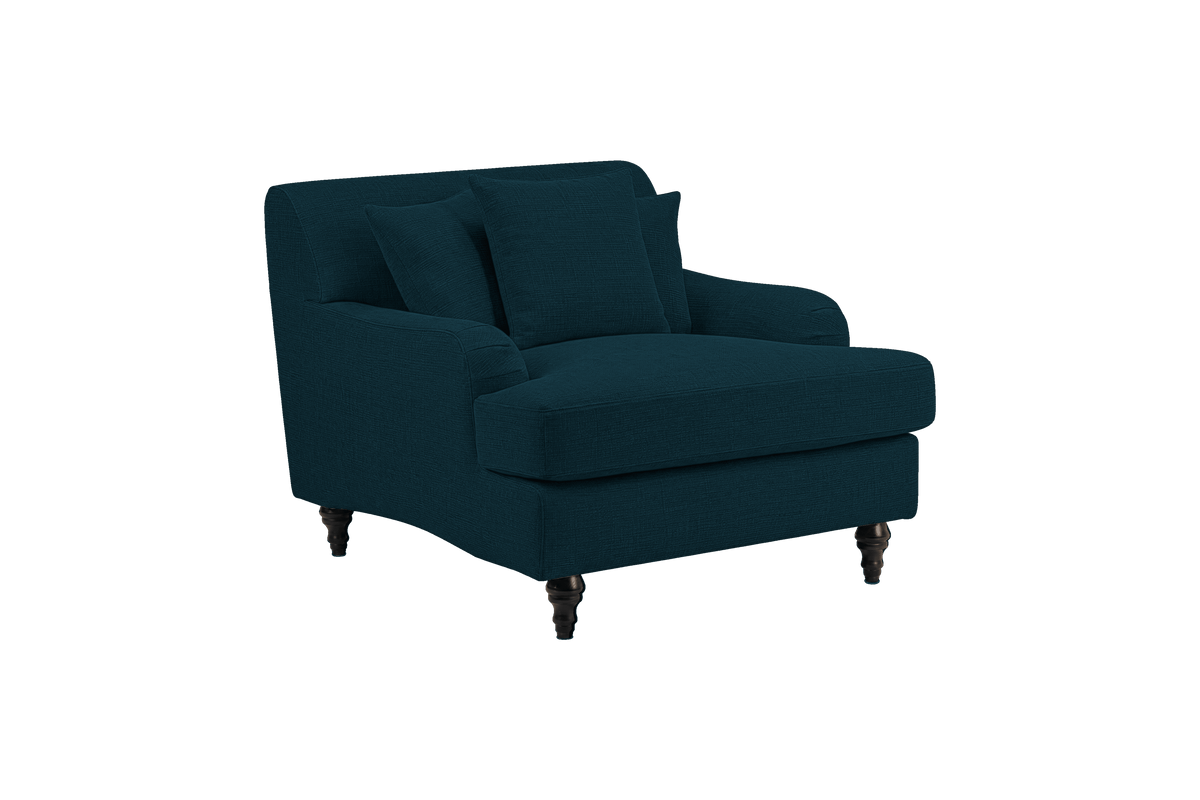 Senia Armchair in Roni Deep Lake