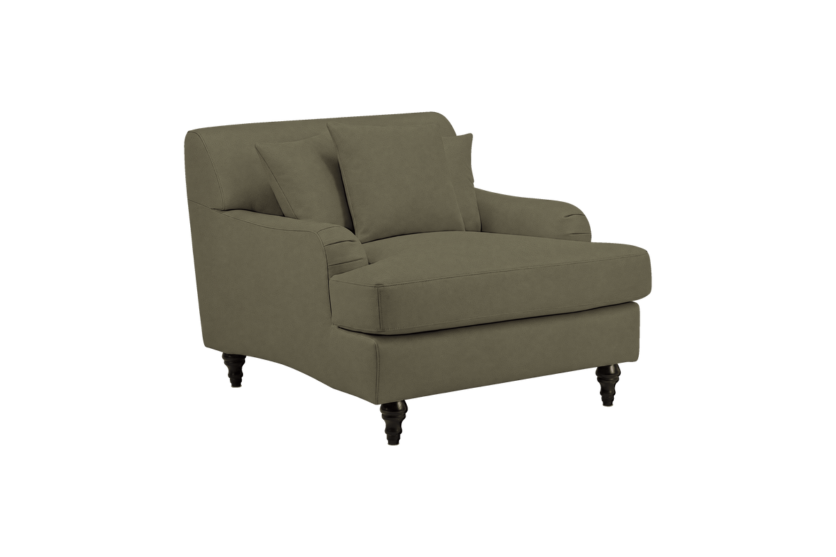 Senia Armchair in Felix Olive