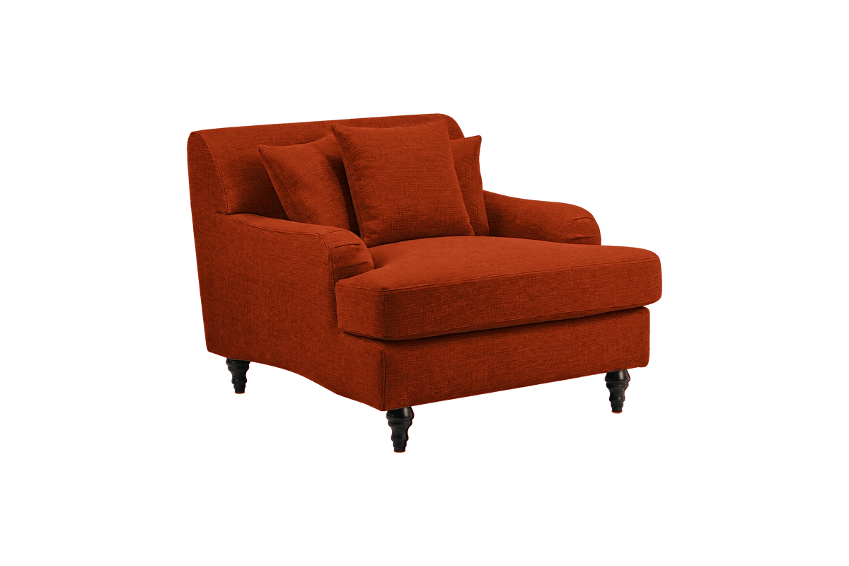 Senia Armchair in Roni Poppy