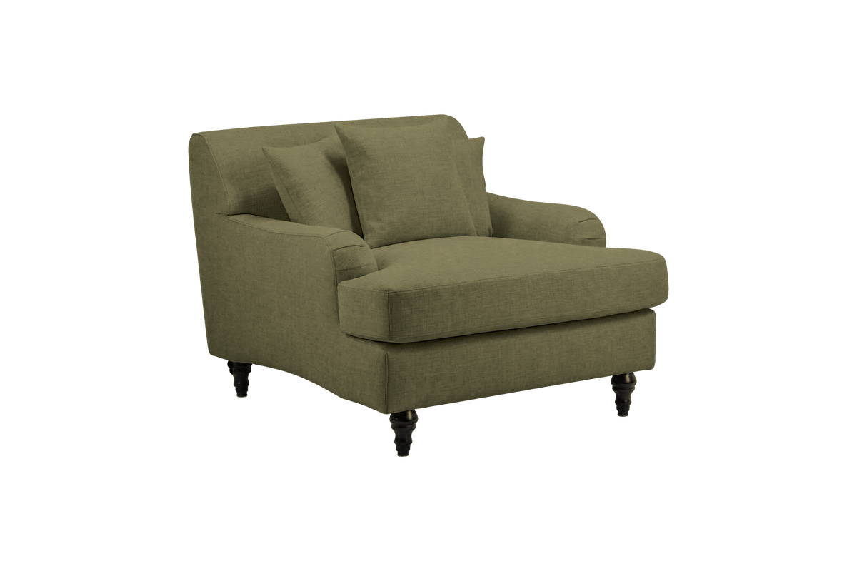 Senia Armchair in Mosquito Sycamore