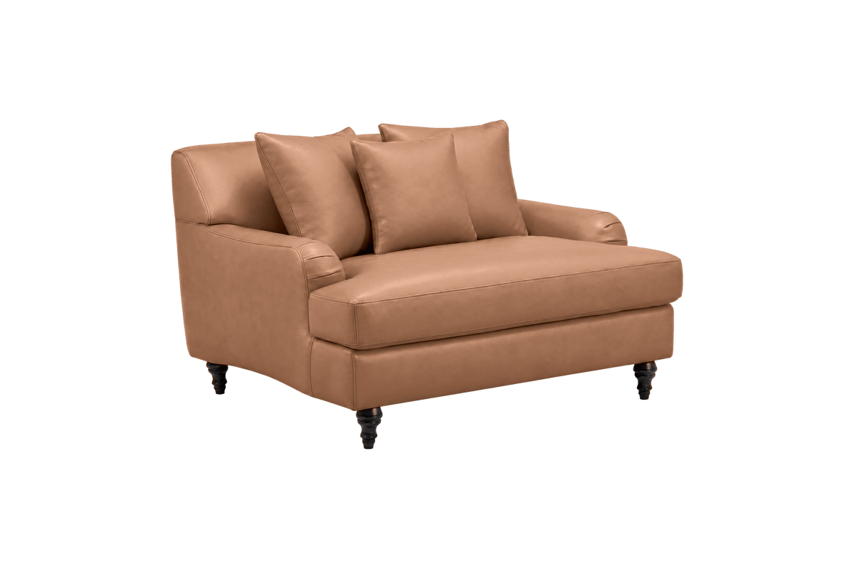 Senia Cuddle Chair in Momo Camel
