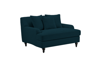 Senia Cuddle Chair in Roni Deep Lake