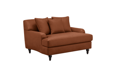 Senia Cuddle Chair in Dante Hazel