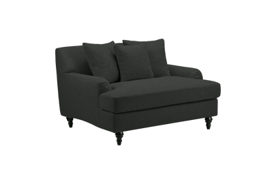 Senia Cuddle Chair in Mosquito Lola