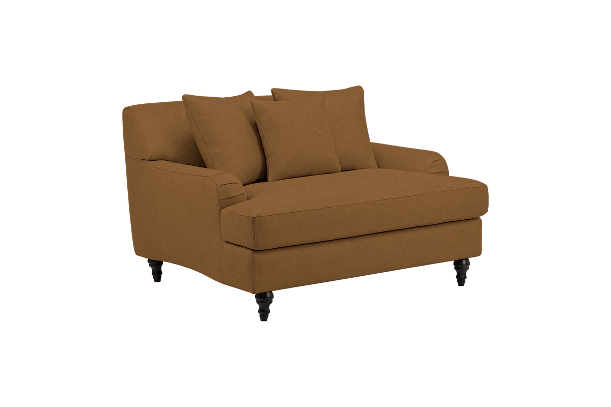 Senia Cuddle Chair in Felix Pisco