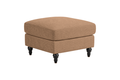 Senia Footstool in Roni Biscotti