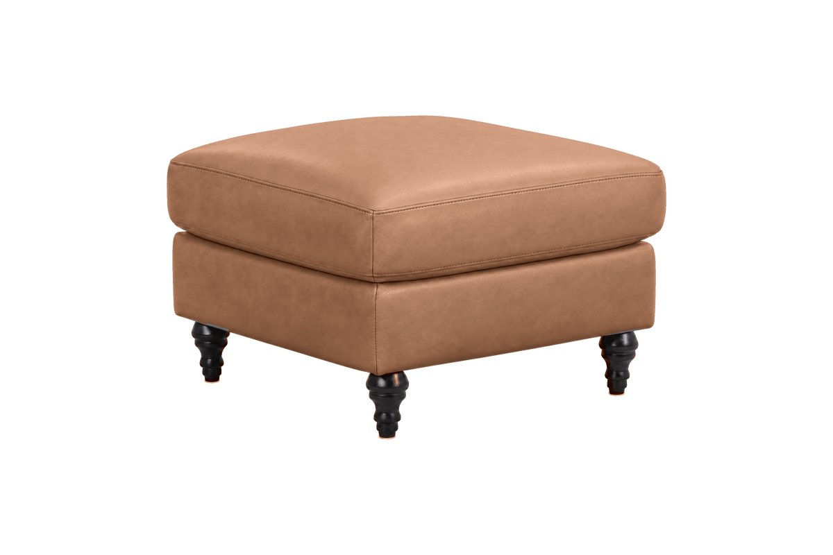 Senia Footstool in Momo Camel