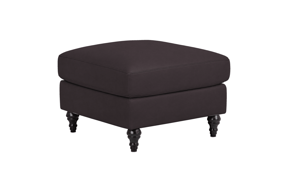 Senia Footstool in Dante Charcoal