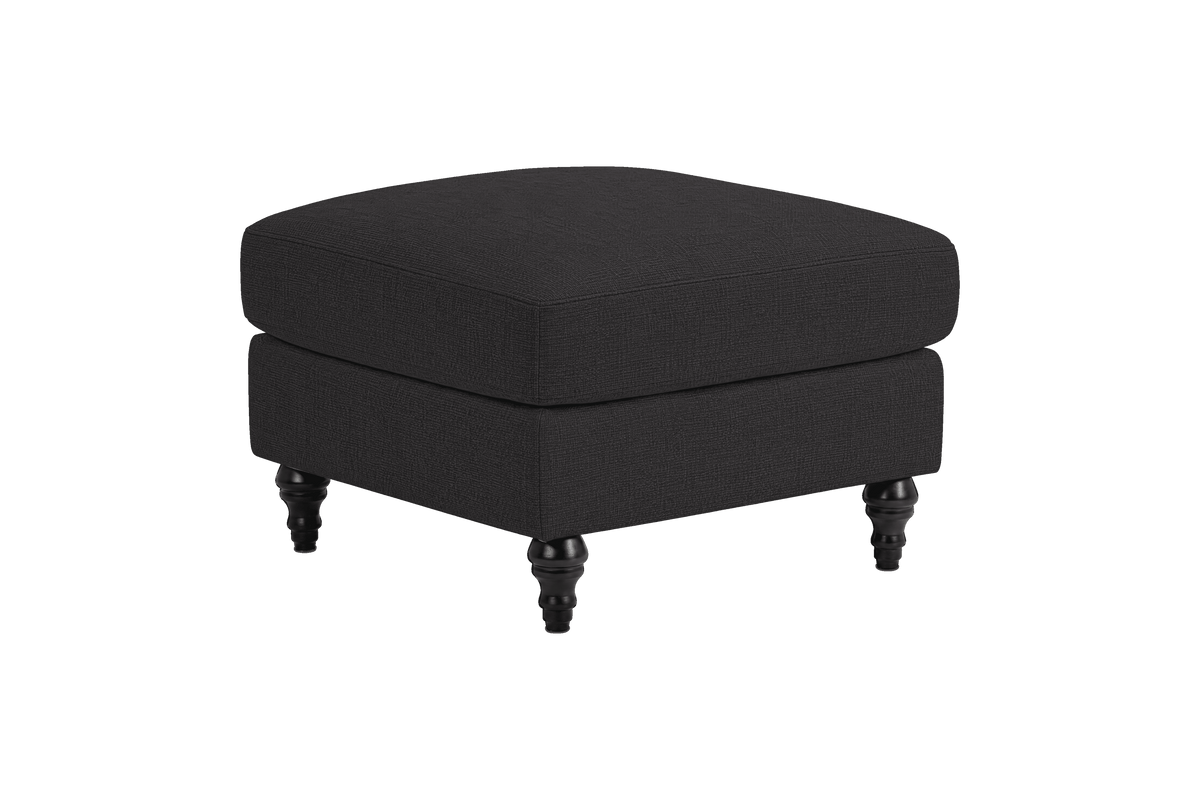 Senia Footstool in Roni Ember