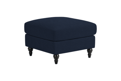 Senia Footstool in Roni Ember Blue