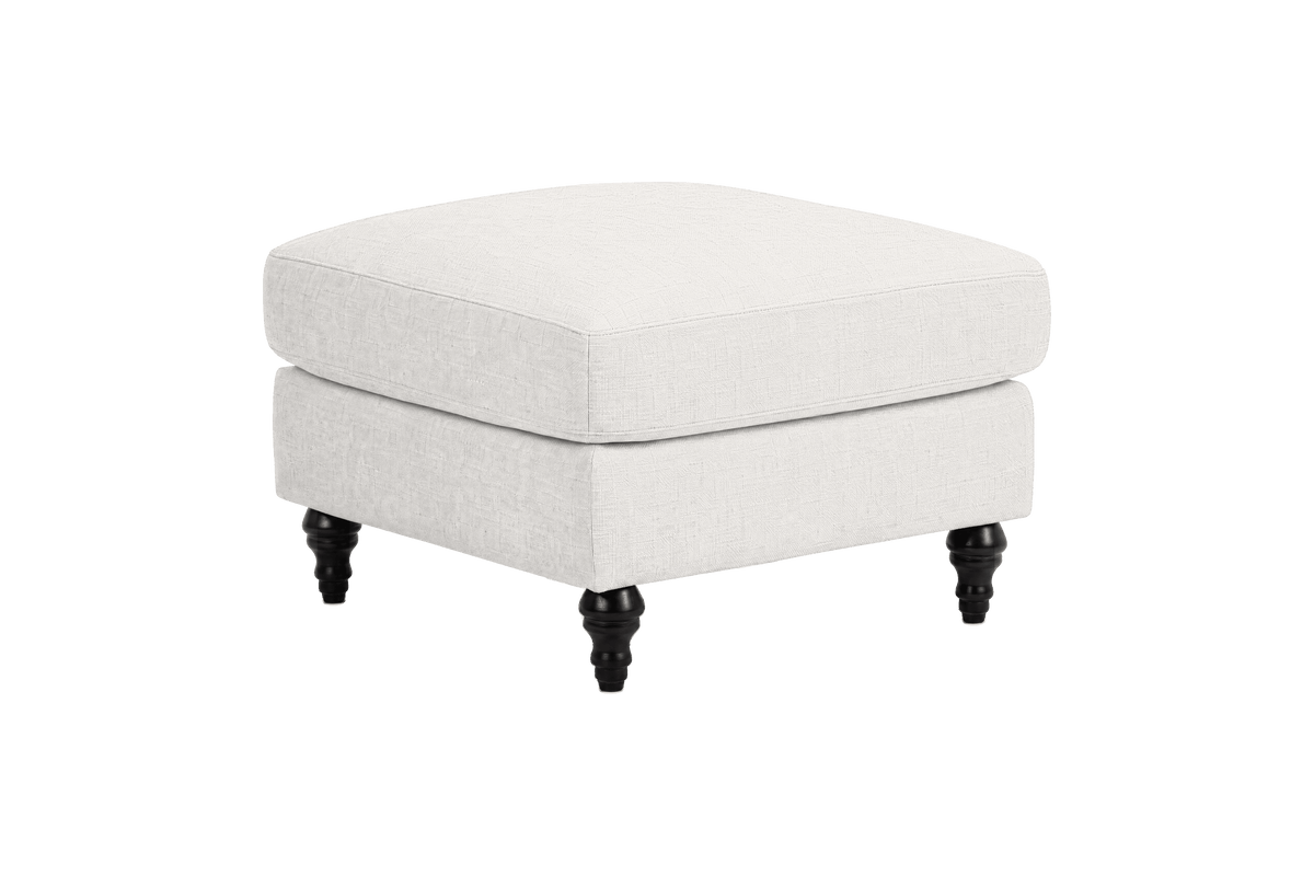 Senia Footstool in Mosquito Foam